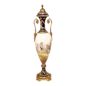 Antique 19th C. SFvres Napoleonic Porcelain Urn