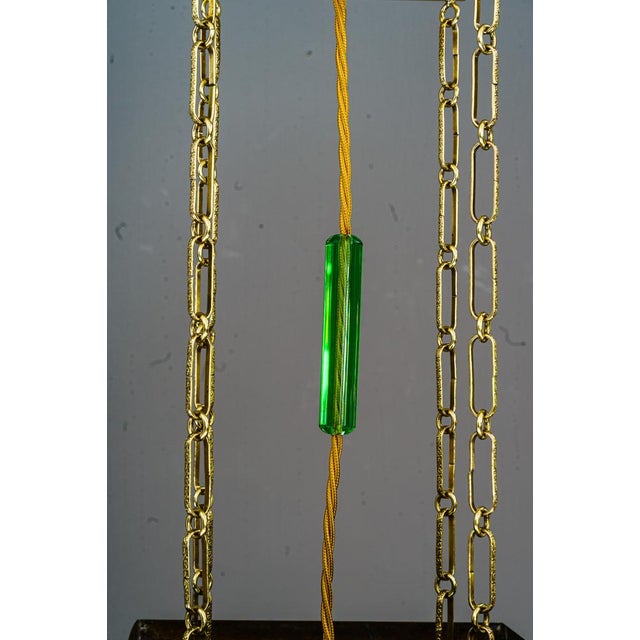 Vintage Art Deco Pendant with Opaline Stones, 1920 For Sale - Image 12 of 18