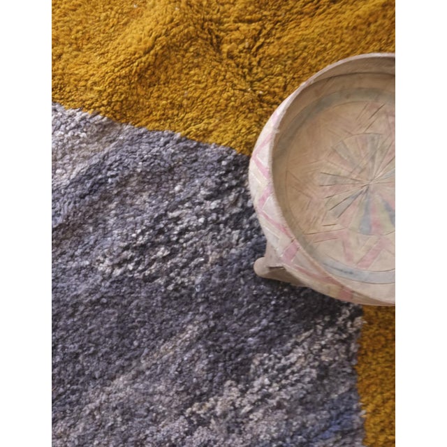 Textile Contemporary Moroccan Wool Rug - 10 X 8.2 Ft For Sale - Image 7 of 8