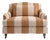 Sophie Conran Felix Loveseat in Caramel Wide Stripes For Sale