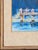 Blue Charles Criner "Starry Night" Watercolor Impressionist Galveston Pier Landscape Painting, 2009 For Sale - Image 8 of 11