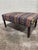 Vintage Boho Custom Kilim Ottoman For Sale - Image 4 of 9