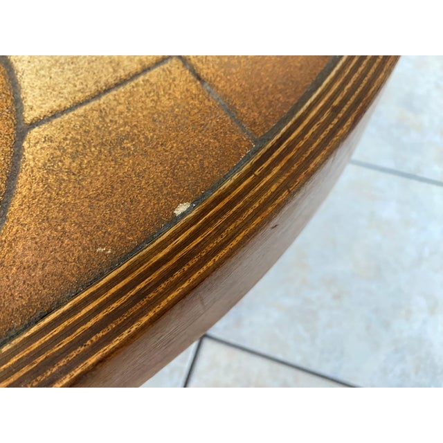 Round Oval Ceramic Coffee Table by Barrois Vallauris, 1960s For Sale - Image 12 of 18