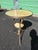 Marble & Iron Side Table — Ornate Scrollwork Base • Two‑Tier Design For Sale - Image 4 of 11