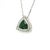 Metal Natural Tourmaline Diamond Pendant Necklace 17" 14k W Gold 2.49 TCW Certified For Sale - Image 7 of 14