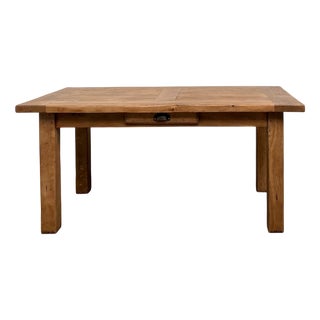 Oak Extendable Table, France, 1950s For Sale