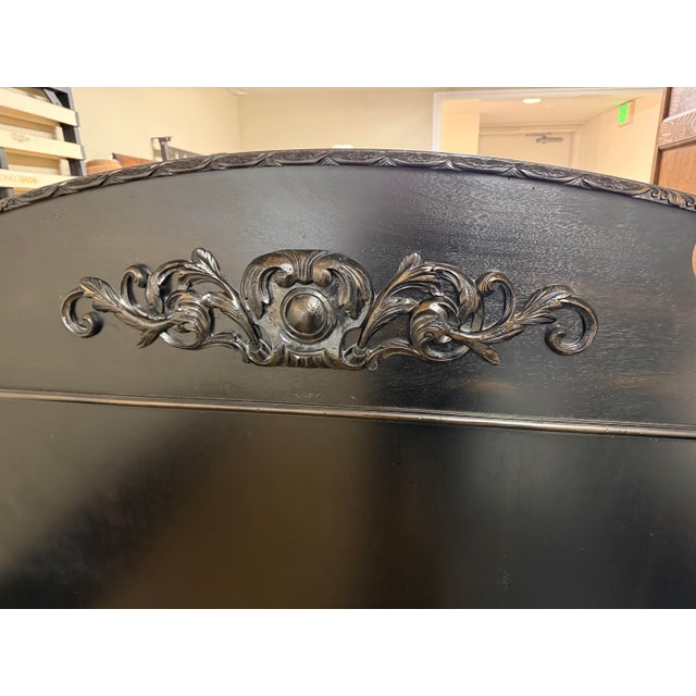 Traditional Eastern King Restoration Hardware French Empire Bed Frame For Sale - Image 3 of 12