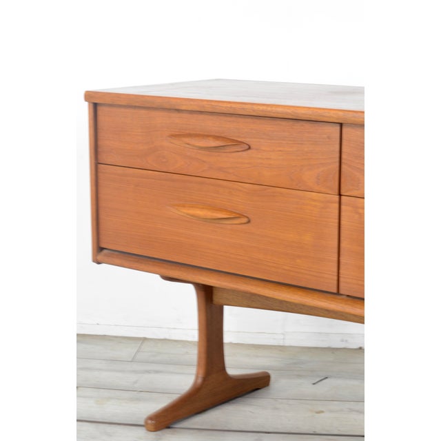Brown Vintage Sideboard in Teak by Frank Guille for Austinsuite, 1960s For Sale - Image 8 of 10