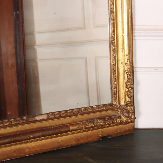 French Gilt Mirror, 1890s For Sale - Image 4 of 9