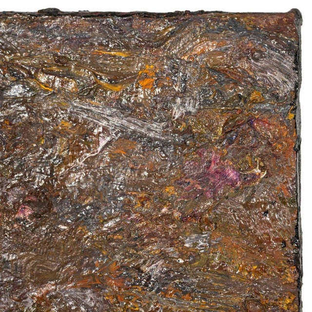 Andy Miller Abstract Composition Oil on Canvas For Sale - Image 4 of 6