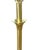 Brass Vintage Stiffel Brass Lotus Style Floor Lamp With Glass Table For Sale - Image 8 of 11