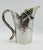 Modern 1980s Emilia Castillo Leaf-Form Silver Pitcher With Dragonfly Detail For Sale - Image 3 of 18