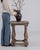 Wood 20th Century French Pedestal Side Table With Turned Legs France Mid 20th Century For Sale - Image 7 of 13