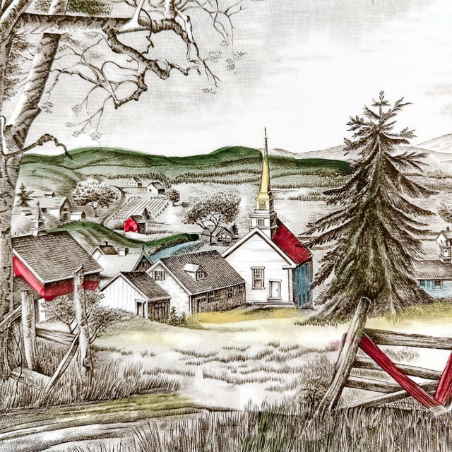 Johnson Brothers 1990s English Ironstone Johnson Bros Friendly Village Thanksgiving Turkey Platter For Sale - Image 4 of 10