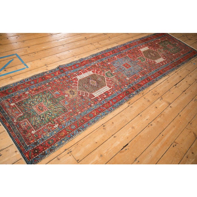 1940s Vintage Karaja Rug Runner - 2'11" x 10'9" For Sale - Image 5 of 10