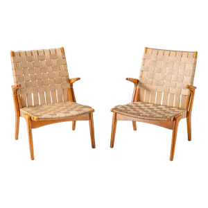 Pair of 1950s Ilmari Tapiovaara Colette Chairs