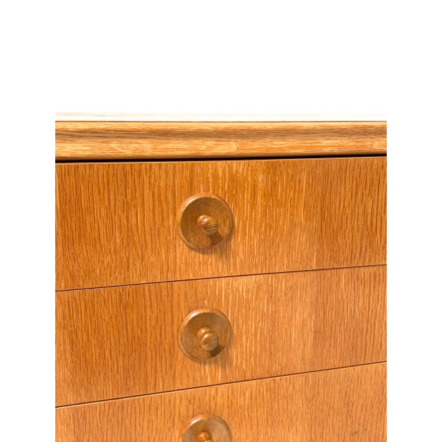 Vintage Chest of Drawers in Oak For Sale - Image 12 of 16