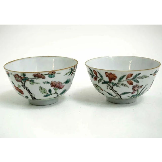 18th Century Chinese Soup Bowls, Set of 2 For Sale - Image 5 of 6