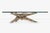 Arthur Elrod Large Cocktail Table for the Ittleson Residence in Palm Springs. A highly expressive base in silvered, hand-...