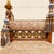 1970s Vintage Renaissance Revival Carved Oak Chairs with Liberty Damask and Regal Tassels, 1970s, Set of 2 For Sale - Image 5 of 14
