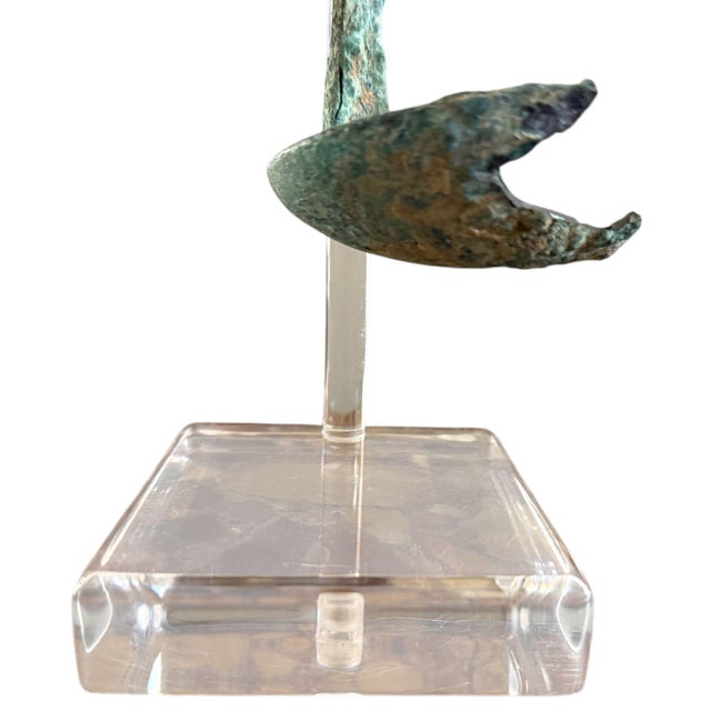 Etruscan Bronze Simpulum Ceremonial Ladle W/ Handle Italy, Circa 6th Century Bce For Sale - Image 4 of 10