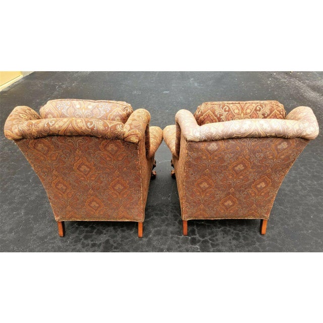 Taylor King Wingback Armchairs with Pillows Set of 2 Chairish