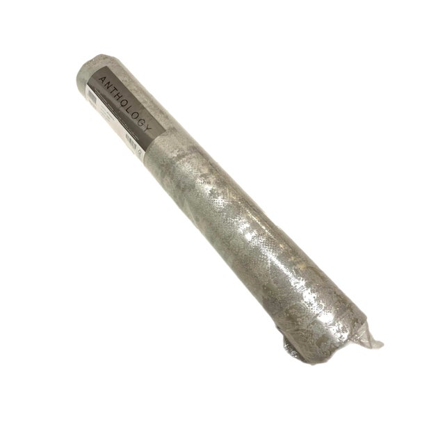 Contemporary Anthology English Metallic Snakeskin Wallpaper — 11 Yard Roll For Sale - Image 3 of 11