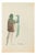 Mino Maccari, Standing Figure, 1936, Watercolor For Sale