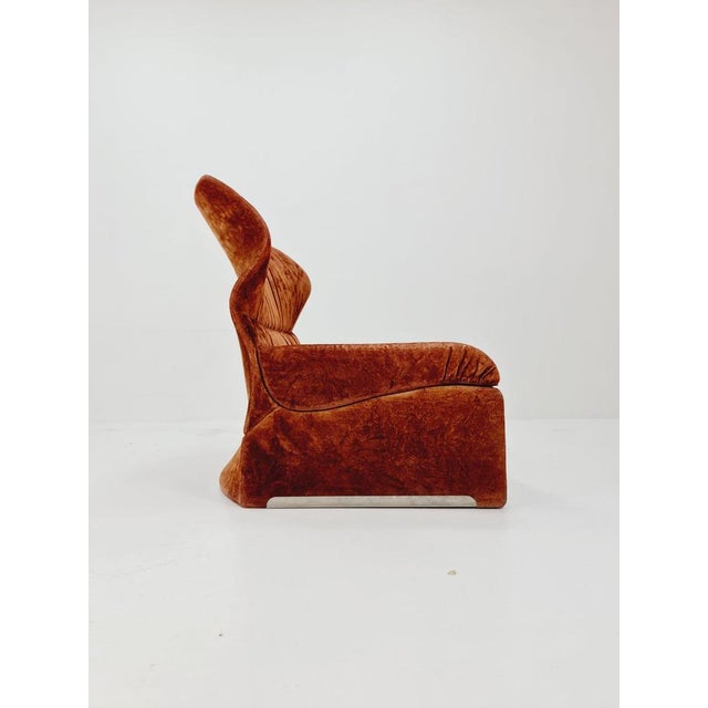 Italian Space Age Lounge Chair by Giovanni Offerdi for Saporiti, 1970s For Sale - Image 10 of 11