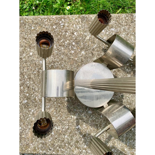 Vintage Art Deco Chandelier, 1930 For Sale - Image 16 of 18