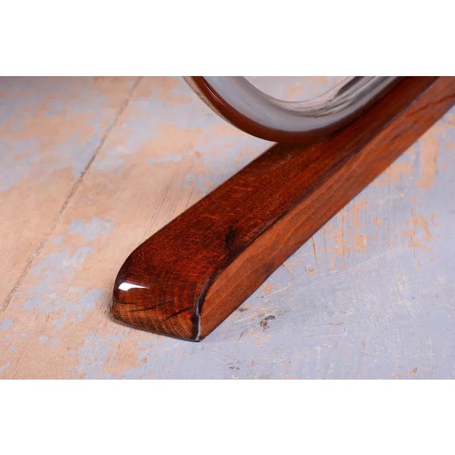 1930s Czech Bauhaus Chrome and Beech Sofa attributed to Robert Slezak, 1930s For Sale - Image 5 of 18