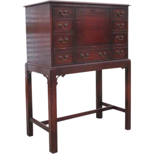 English Antique Drop Front Writing Desk