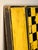 20th Century Folk Art Paint Decorated Game Board in Black and Mustard Yellow For Sale In Philadelphia - Image 6 of 10