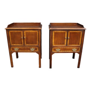 Drexel Mahogany Nightstands/Pair For Sale