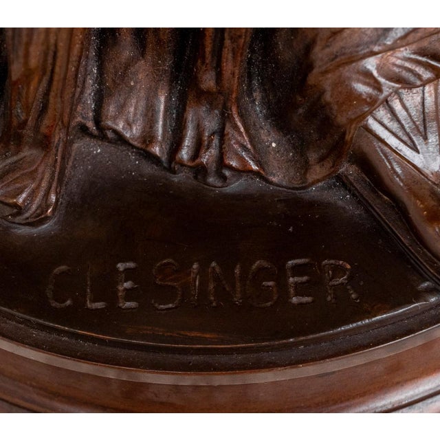 Jean-Baptiste Clesinger "Sappho" Patinated Bronze For Sale - Image 4 of 5