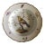 Antique 19th Century Meissen Porcelain Soup Bowl with Decoration of a Bird with Butterfly & Insects For Sale