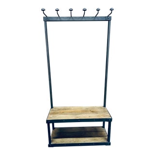 Restoration Hardware Coat Rack Entry Bench 3’ For Sale