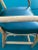 1990s Pair Mid-Century Modern Shelby Williams Green Leather Bentwood Acacia Chairs For Sale - Image 10 of 10