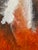 Mid 20th Century Color Saturated Mixed Media Abstract Floral Still Life on Fibrous Hand Made Paper C.1970 For Sale - Image 4 of 12