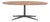 Vintage Table in Wood and Brass by Ignazio Gardella, Italy, 1970s For Sale