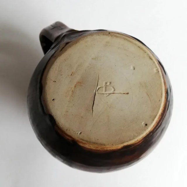 Vintage Terracotta Pitcher, 1950s For Sale - Image 6 of 7