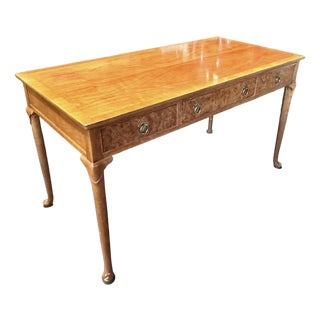 Baker Furniture Company Queen Anne Writing Table Desk For Sale