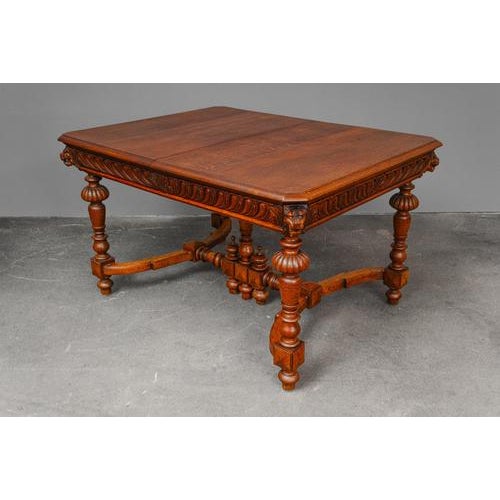 Wood Dining Table in Oak For Sale - Image 7 of 18