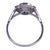 1900-1909 1.33 Carat Center Diamond Platinum Engagement Ring, Size 7.25 For Sale - Image 6 of 7