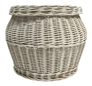 Wicker Basket Form With Lids