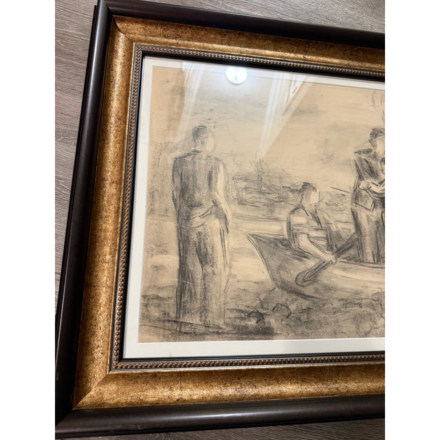 Abstract After James McNeill 19th Century Original Framed Etching For Sale - Image 3 of 6