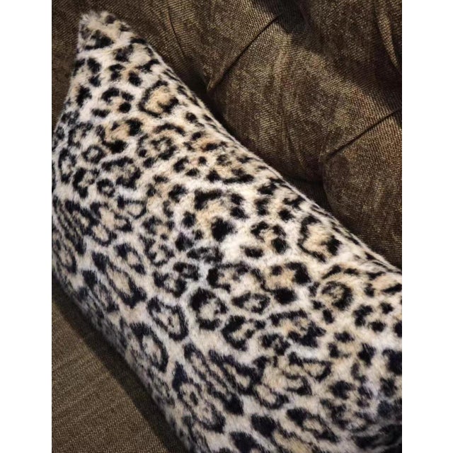 Leopard-Print Soft Lumbar Pillow 30" X 50" For Sale In Des Moines, IA - Image 6 of 6