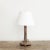 Brown Mid 20th Century Edit Brutalist Twist Table Lamp For Sale - Image 8 of 8