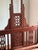 Antique Anglo-Indian Carved Hardwood Canopy Bed Indo-Colonial Four Poster For Sale - Image 12 of 17