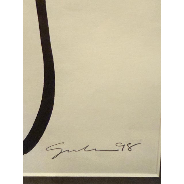 Abstract Abstract Ink Line Portrait For Sale - Image 3 of 6